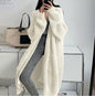 Idle Style Loose Thick Knitted Coat For Women