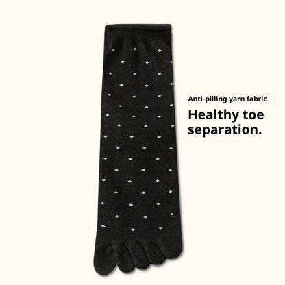 Summer Thin Women's Mid-calf Split Toe Toe Socks