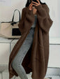 Idle Style Loose Thick Knitted Coat For Women