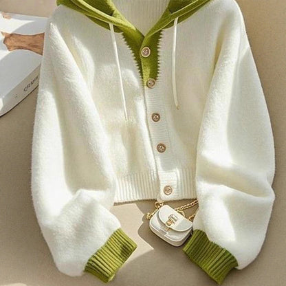 Early Autumn Korean Style Top For Women