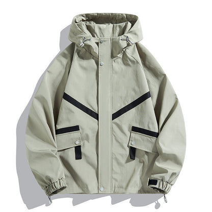 Hooded Jacket Waterproof Fashionable Jacket Outdoor Leisure Couple's Tops