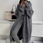Idle Style Loose Thick Knitted Coat For Women