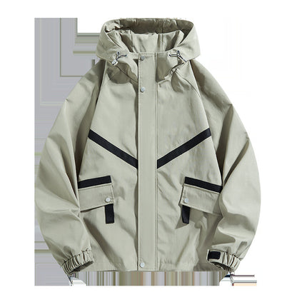 Hooded Jacket Waterproof Fashionable Jacket Outdoor Leisure Couple's Tops