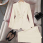 Korean Casual Design Blouse Trouser Suit