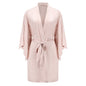 Women's Thin Ice Silk Robe Bathrobe