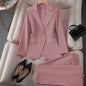Korean Casual Design Blouse Trouser Suit