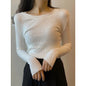 Slim Fit Inner Wear Long-sleeved Knitted Bottoming Shirt