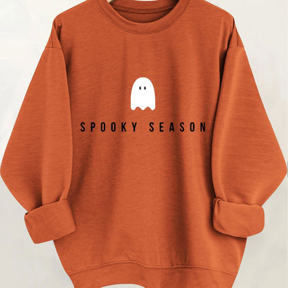 Spooky Season Halloween Graphic Sweatshirt - Women'S Casual