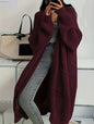 Idle Style Loose Thick Knitted Coat For Women