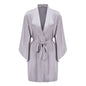 Women's Thin Ice Silk Robe Bathrobe