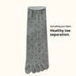 Summer Thin Women's Mid-calf Split Toe Toe Socks